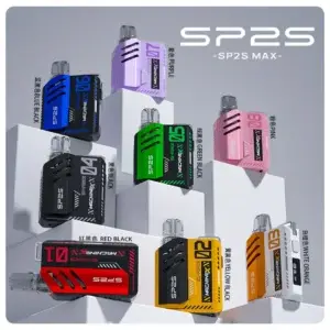 SP2S Max 充電式主機 思博睿方塊霧化煙桿 (相容 SP2S Max 替換煙彈)